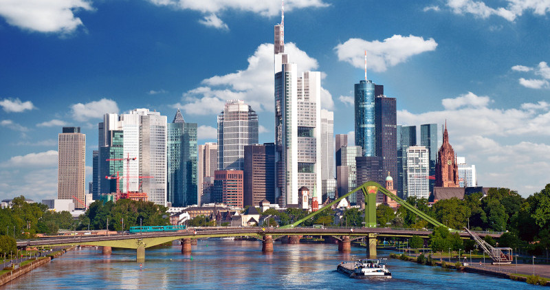 standort-frankfurt Skyline von Frankfurt.